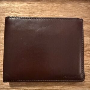Coach Men's Brown Bi-fold Wallet